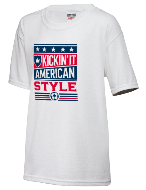 Kickin’it American Style Soccer Youth T-Shirt | Swagsta