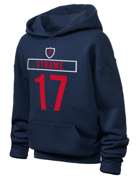 Away Jersey Dylan Strome Youth Hooded Sweatshirt | Swagsta