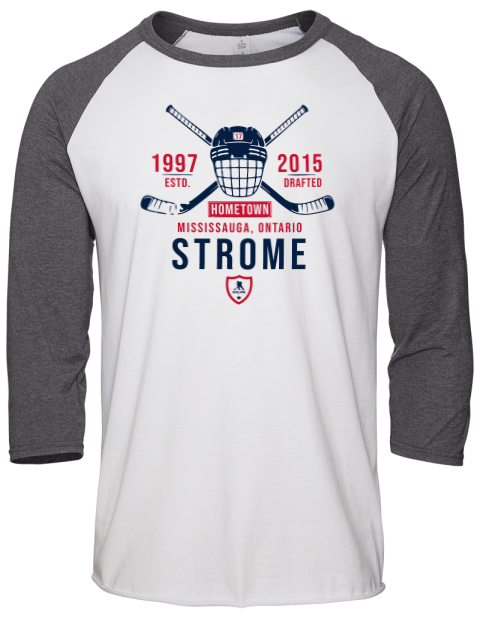 Classic Heritage Dylan Strome Unisex Premium Three-Quarter Raglan T-Shirt | Swagsta