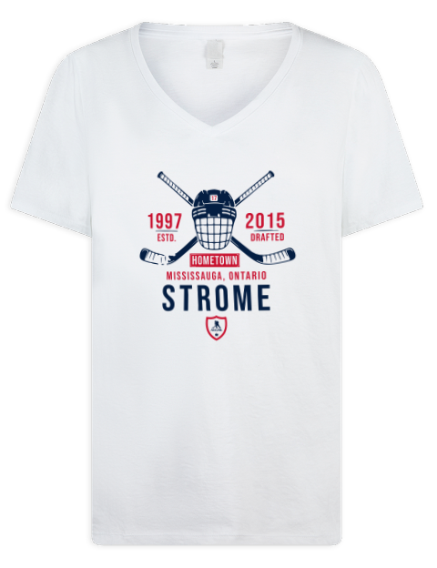 Classic Heritage Dylan Strome Premium Ladies V-Neck T-Shirt | Swagsta