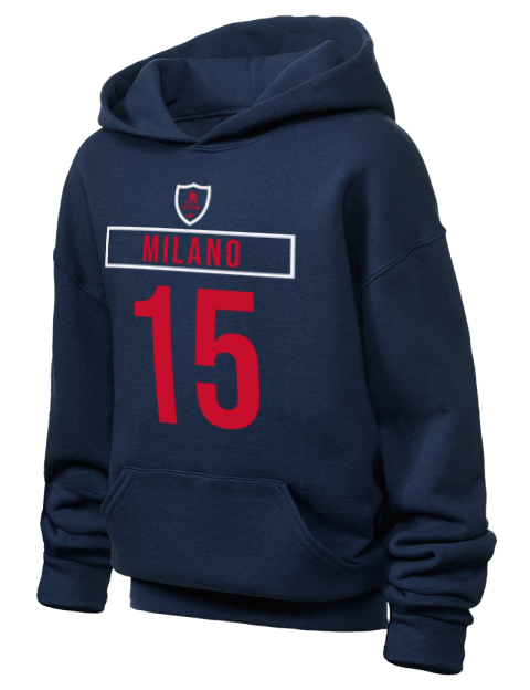 Away Jersey Frank Milano Youth Hooded Sweatshirt | Swagsta