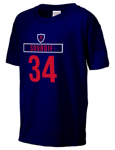 Away Jersey Justin Sourdif Youth T-Shirt | Swagsta