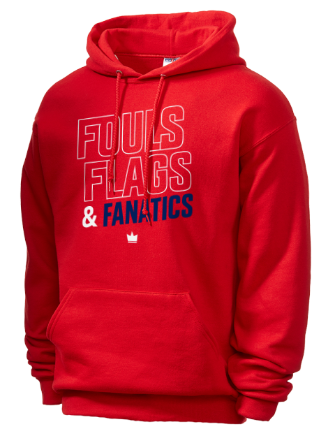 Fouls, Flags & Fanatics Soccer Unisex Hooded Sweatshirt | Swagsta