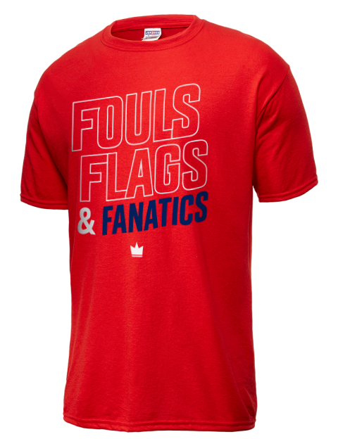 Fouls, Flags & Fanatics Soccer Dri-Power Unisex T-Shirt | Swagsta