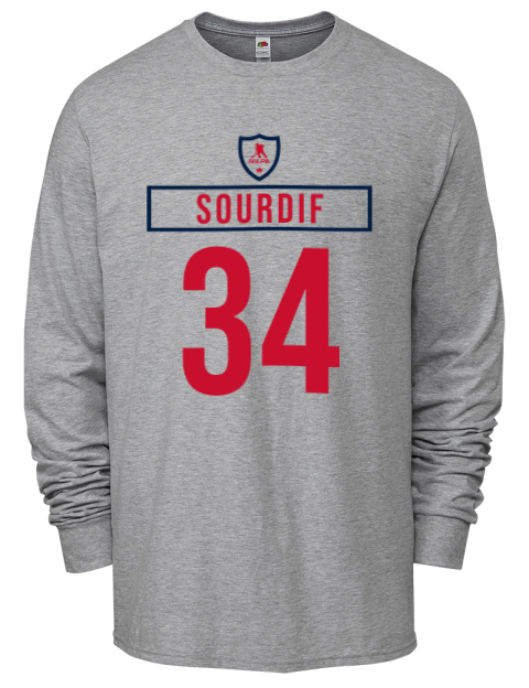 Home Jersey Justin Sourdif Men's Long-Sleeve T-Shirt | Swagsta