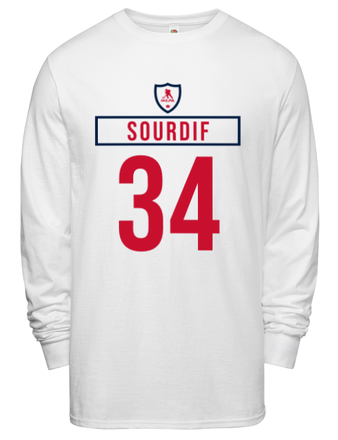 Home Jersey Justin Sourdif Men's Long-Sleeve T-Shirt | Swagsta