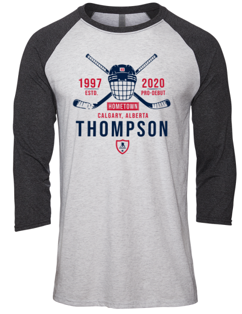 Classic Heritage Logan Thompson Unisex Premium Three-Quarter Raglan T-Shirt | Swagsta