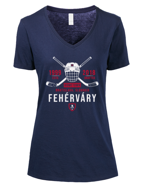 Heritage Martin Fehervary Premium Ladies V-Neck T-Shirt | Swagsta