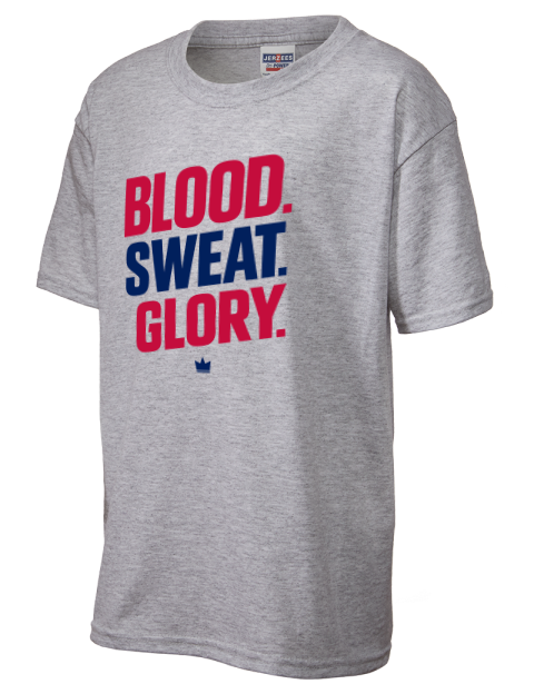 Blood, Sweat, Glory Soccer Youth T-Shirt | Swagsta