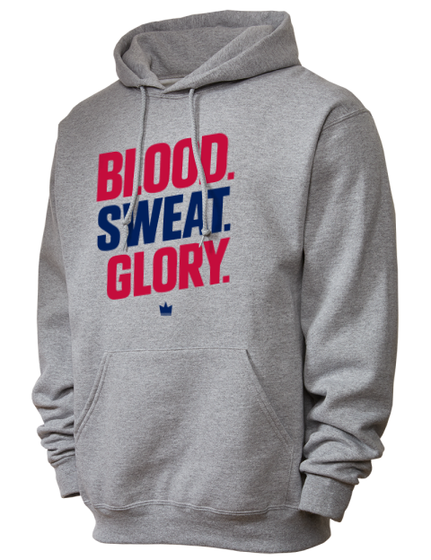 Blood, Sweat, Glory Soccer Unisex Hooded Sweatshirt | Swagsta