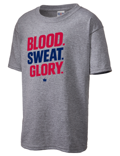Blood, Sweat, Glory Soccer Youth T-Shirt | Swagsta