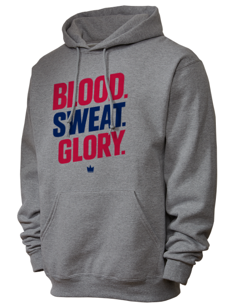Blood, Sweat, Glory Soccer Unisex Hooded Sweatshirt | Swagsta
