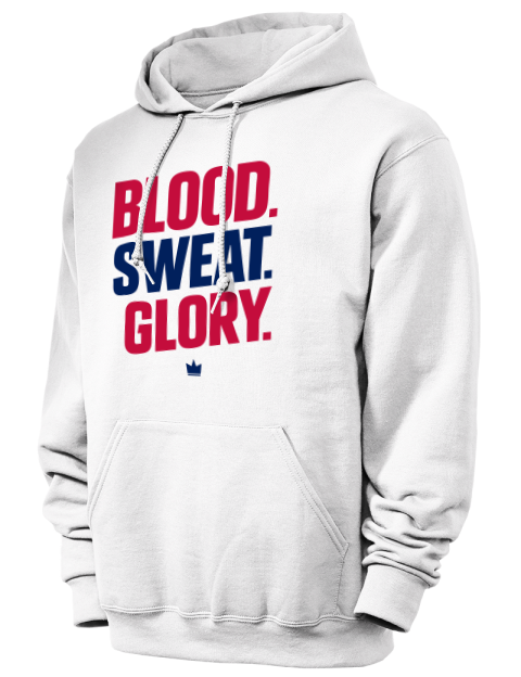 Blood, Sweat, Glory Soccer Unisex Hooded Sweatshirt | Swagsta