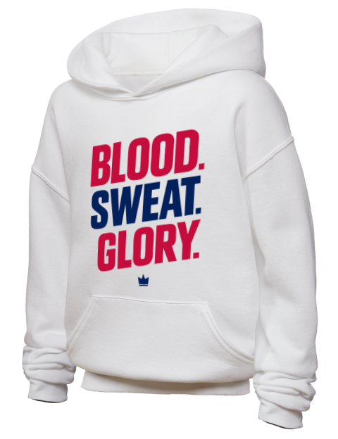 Blood, Sweat, Glory Soccer Youth Hooded Sweatshirt | Swagsta