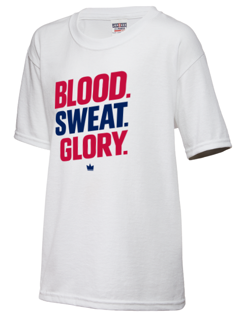 Blood, Sweat, Glory Soccer Youth T-Shirt | Swagsta