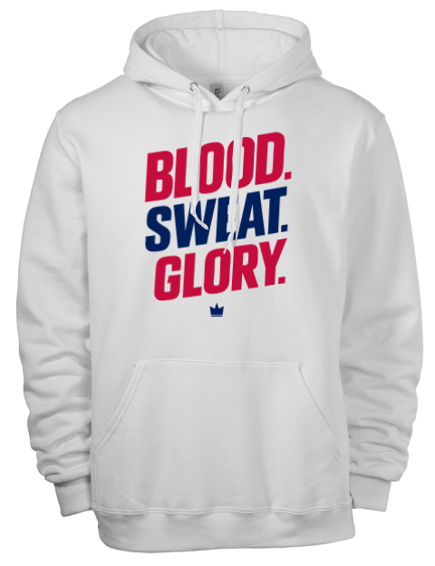 Blood, Sweat, Glory Soccer Eco Premium Unisex Hooded Sweatshirt | Swagsta