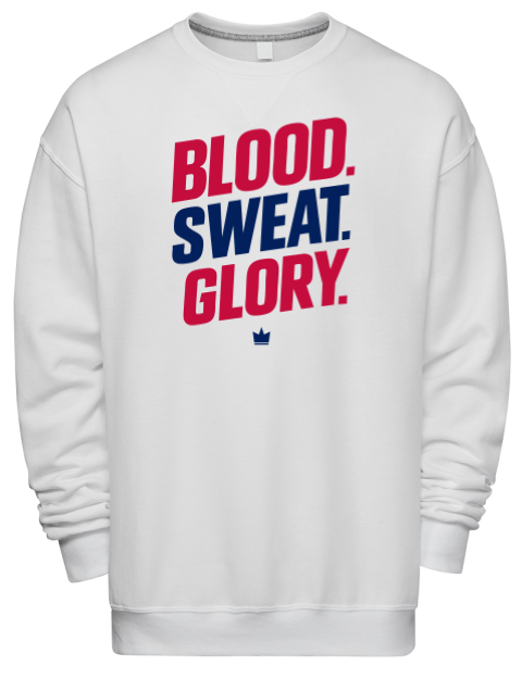 Blood, Sweat, Glory Soccer Premium Unisex Crewneck Sweatshirt | Swagsta