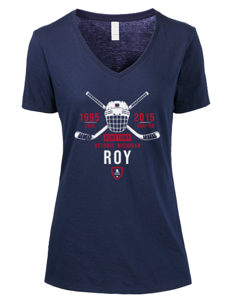 Heritage Matt Roy Premium Ladies V-Neck T-Shirt | Swagsta