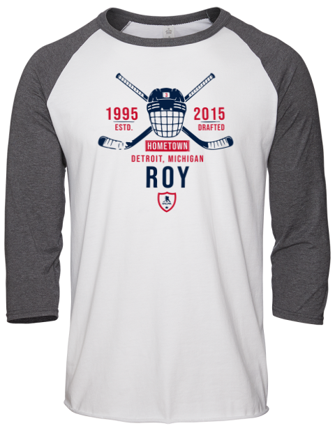Classic Heritage Matt Roy Unisex Premium Three-Quarter Raglan T-Shirt | Swagsta