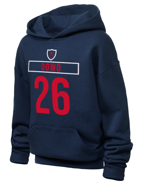 Away Jersey Nic Dowd Youth Hooded Sweatshirt | Swagsta