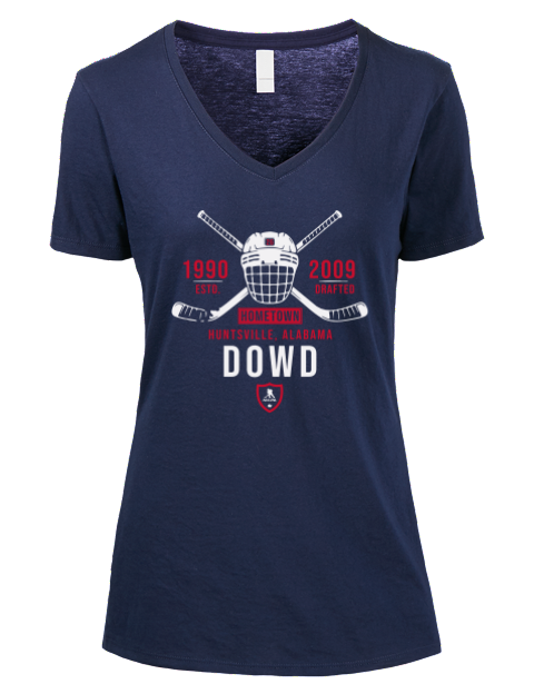 Heritage Nic Dowd Premium Ladies V-Neck T-Shirt | Swagsta
