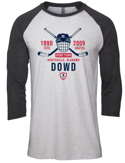 Classic Heritage Nic Dowd Unisex Premium Three-Quarter Raglan T-Shirt | Swagsta