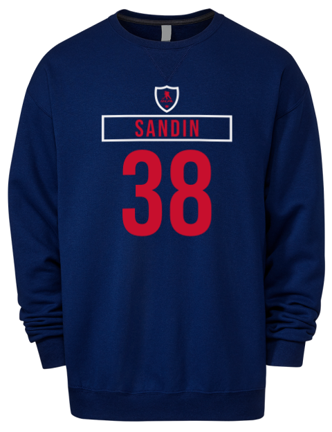 Away Jersey Rasmus Sandin Premium Unisex Crewneck Sweatshirt | Swagsta