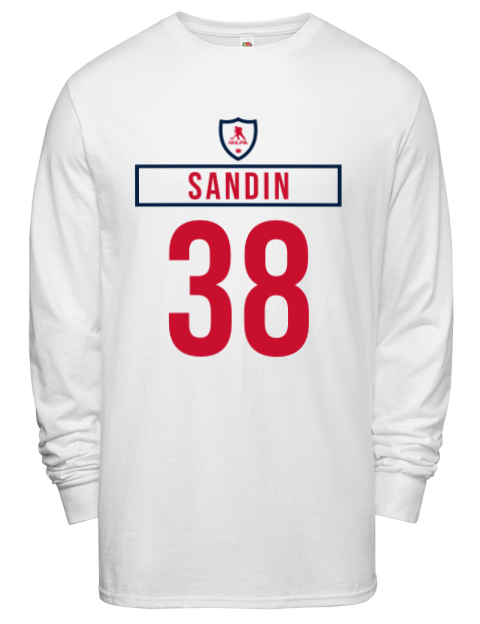 Home Jersey Rasmus Sandin Men's Long-Sleeve T-Shirt | Swagsta