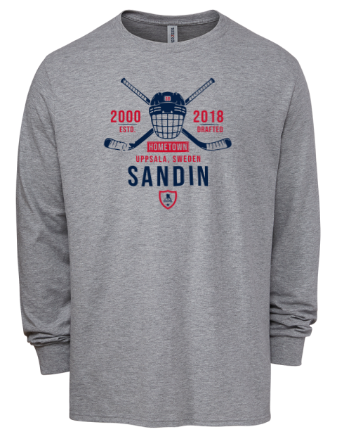 Classic Heritage Rasmus Sandin Men's Premium Blend Long Sleeve-T-Shirt | Swagsta