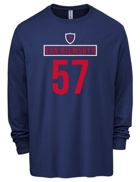 Away Jersey Trevor Vanriemsdyk Men's Premium Blend Long Sleeve-T-Shirt | Swagsta