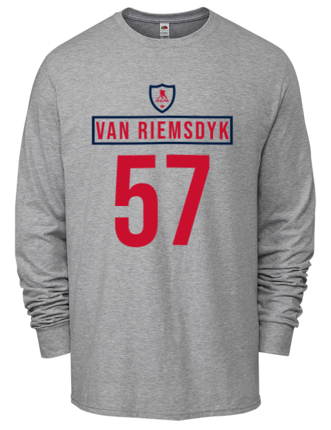 Home Jersey Trevor Vanriemsdyk Men's Long-Sleeve T-Shirt | Swagsta