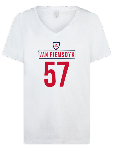Home Jersey Trevor Vanriemsdyk Premium Ladies V-Neck T-Shirt | Swagsta