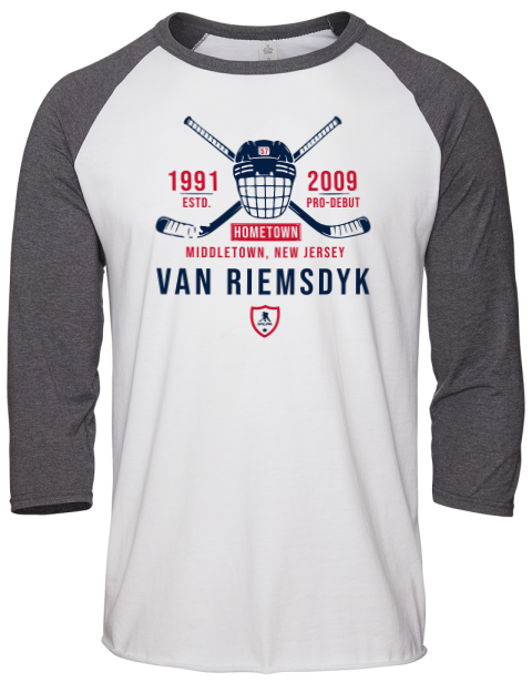 Classic Heritage Trevor Vanriemsdyk Unisex Premium Three-Quarter Raglan T-Shirt | Swagsta
