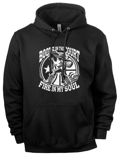 Boots On The Court She Got Game Eco Premium Unisex Hooded Sweatshirt | Swagsta