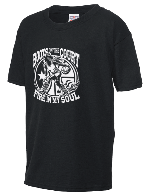 Boots On The Court She Got Game Youth T-Shirt | Swagsta
