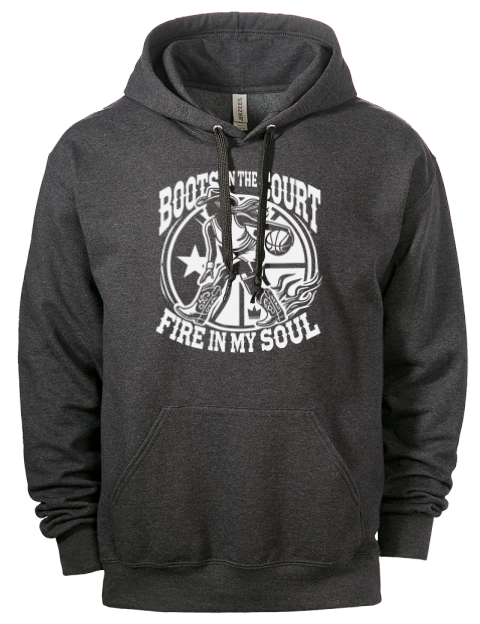 Boots On The Court She Got Game Eco Premium Unisex Hooded Sweatshirt | Swagsta