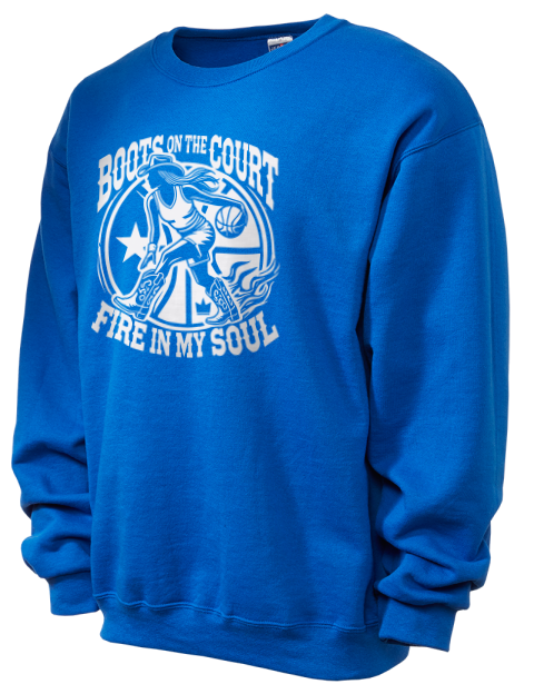 Boots On The Court She Got Game Unisex Crewneck Sweatshirt | Swagsta