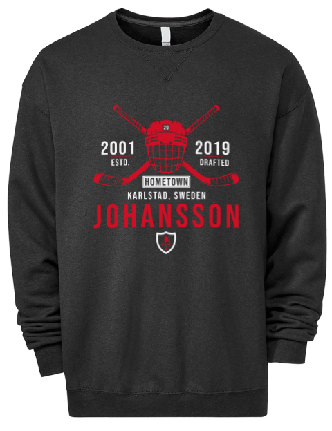 Heritage Albert Johansson Premium Unisex Crewneck Sweatshirt | Swagsta