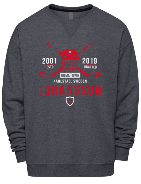 Heritage Albert Johansson Premium Unisex Crewneck Sweatshirt | Swagsta