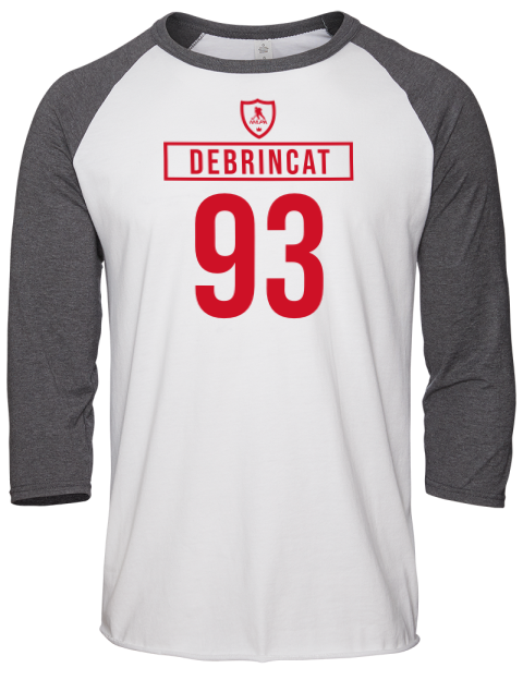 Home Jersey Alex Debrincat Unisex Premium Three-Quarter Raglan T-Shirt | Swagsta