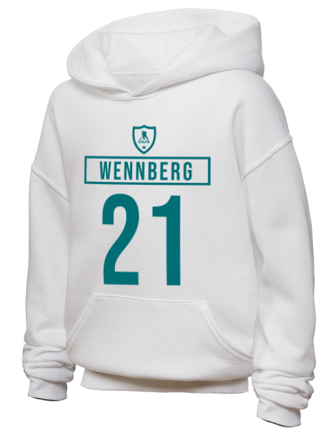 Away Jersey Alex Wennberg Youth Hooded Sweatshirt | Swagsta
