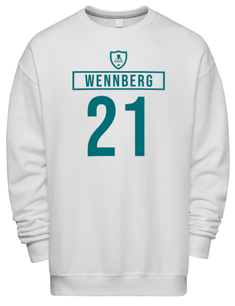 Away Jersey Alex Wennberg Premium Unisex Crewneck Sweatshirt | Swagsta
