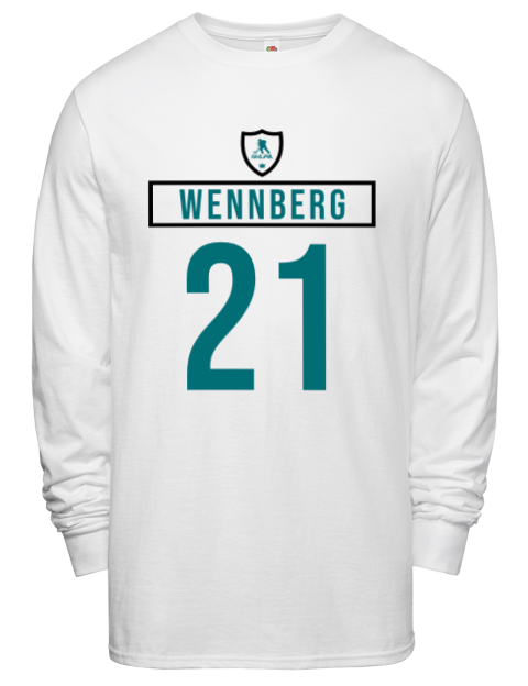 Home Jersey Alex Wennberg Men's Long-Sleeve T-Shirt | Swagsta