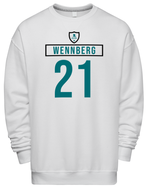 Home Jersey Alex Wennberg Premium Unisex Crewneck Sweatshirt | Swagsta