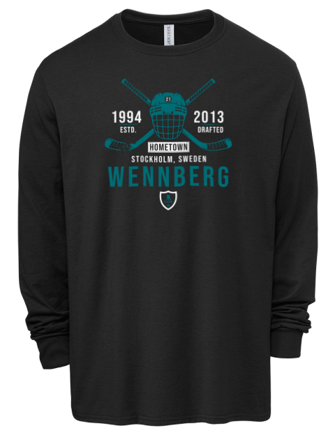 Heritage Alex Wennberg Men's Premium Blend Long Sleeve-T-Shirt | Swagsta
