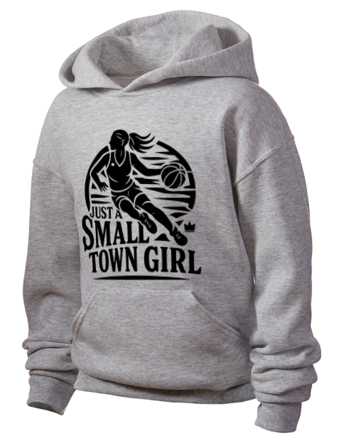 Small Town Girl She Got Game Youth Hooded Sweatshirt | Swagsta