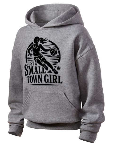 Small Town Girl She Got Game Youth Hooded Sweatshirt | Swagsta