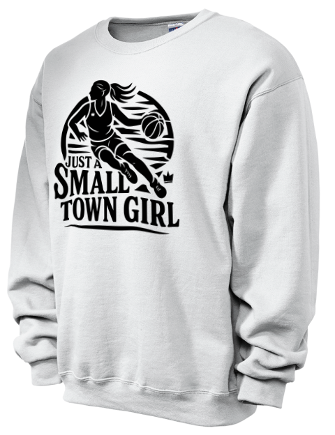 Small Town Girl She Got Game Unisex Crewneck Sweatshirt | Swagsta