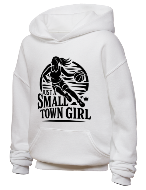 Small Town Girl She Got Game Youth Hooded Sweatshirt | Swagsta