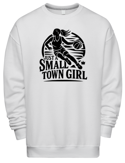 Small Town Girl She Got Game Premium Unisex Crewneck Sweatshirt | Swagsta